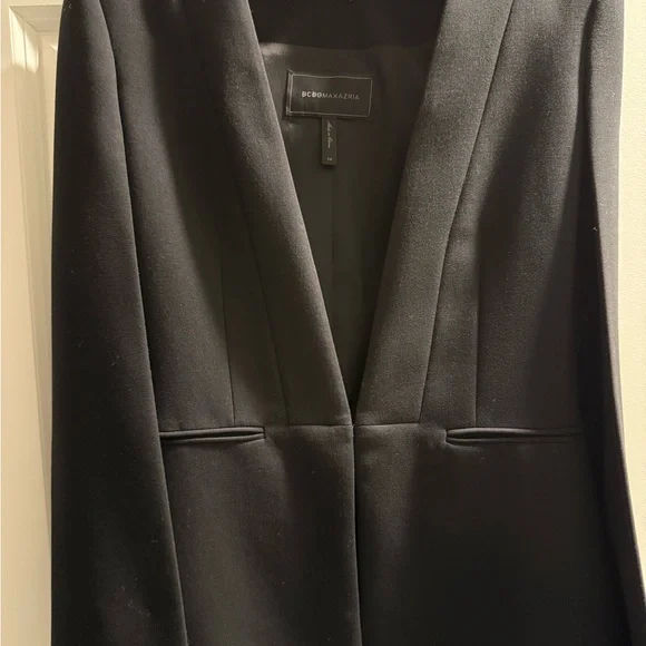 BCBGMaxazria black cape, blazer extra small like new never worn - Picture 1 of 8